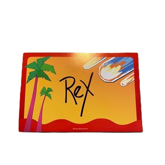 Pixar Day at Sea Character Signature Card Rex Toy Story Disney Cruise Line - Picture 1 of 3